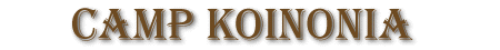 Camp Koinonia Header