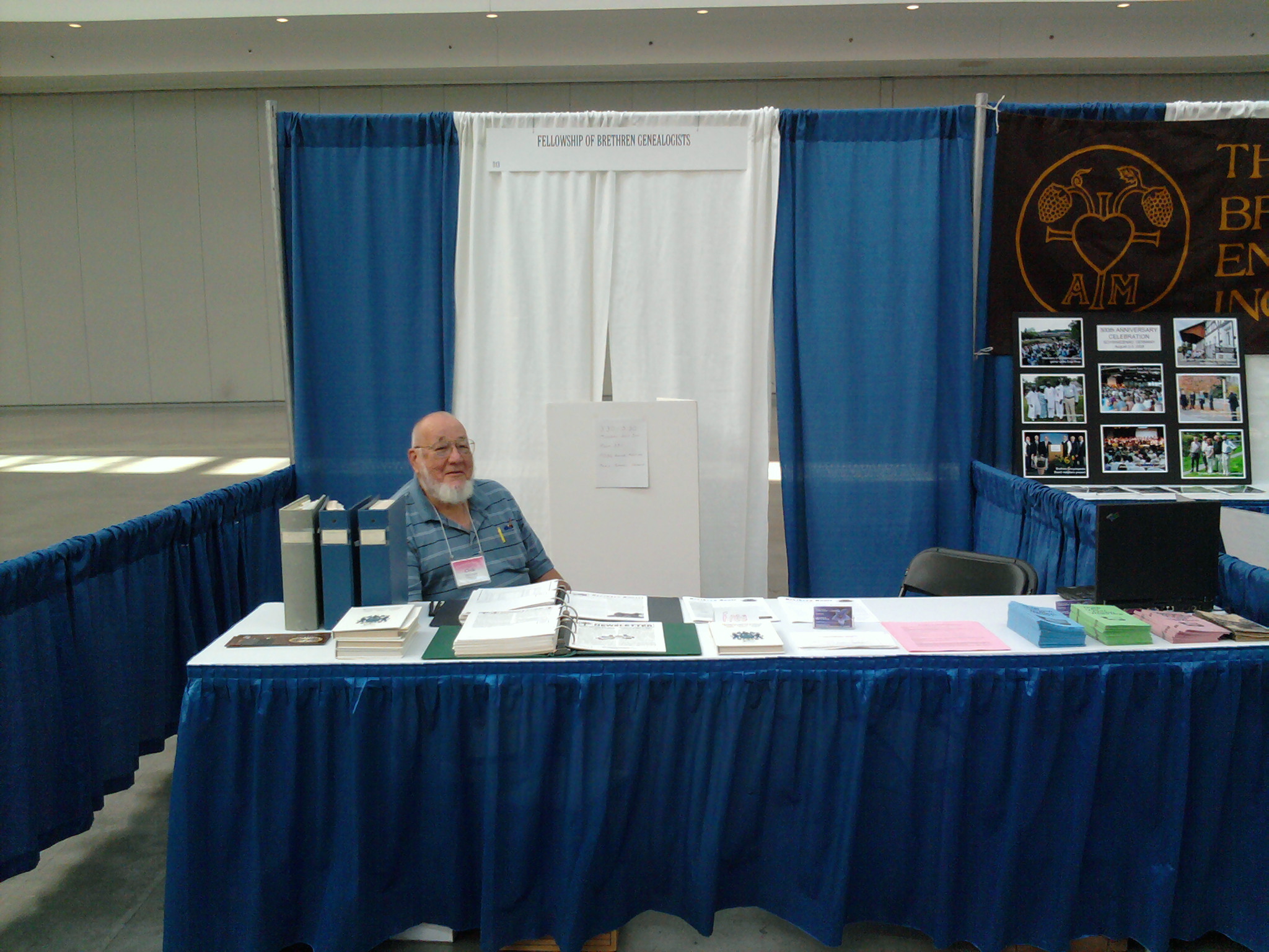 [The 2010 exhibit booth]