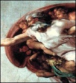 Painting of God Creating