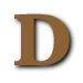 Letter D