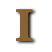 Letter I