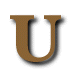 Letter U