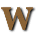 Letter W