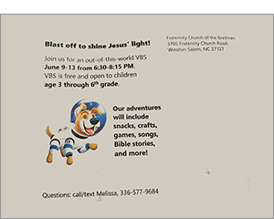 2025 Vacation Bible School