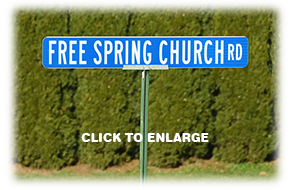 Free Spring Road Sign