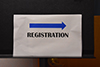 Signage for Registration