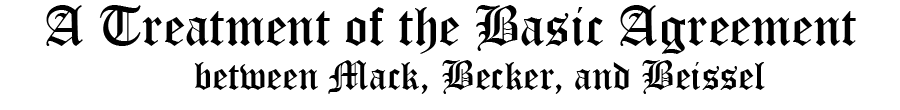 Basic Agreement Header