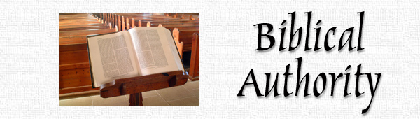 Biblical Authority Header