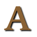 Letter A