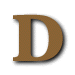 Letter D