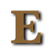 Letter E