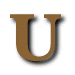 Letter U