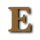 Letter E